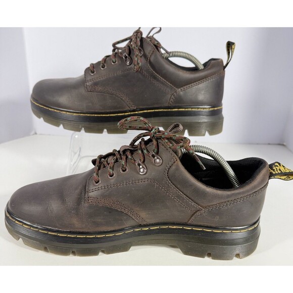 Vtg  Dr. Martens Men\'s Reeder Crazy Horse Brown Leather Utility Shoe Size 12 US main image 8